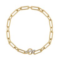 Necklace Rue des Mille Woman REBELLE in Silver Zirconia GRZ 008 TBA AU RUE DE MILLE - GRZ 008 TBA AU RUE DE MILLE